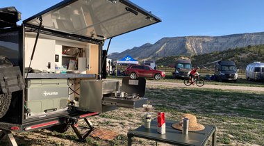 Camping in an XT for Gravel Races